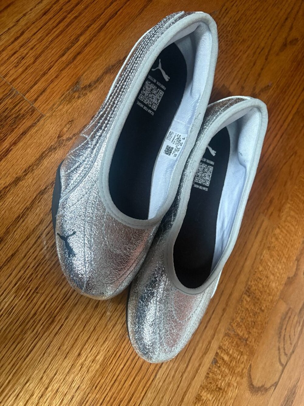 Puma Women's Catch Soleil Ballerina Flats - Silver - Picture 3 of 8